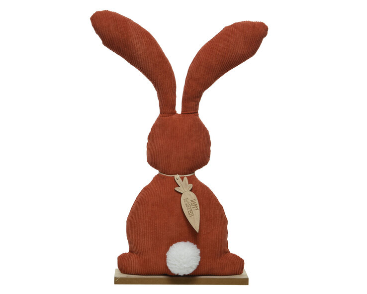 Deko Aufsteller Osterhase 45 cm rot