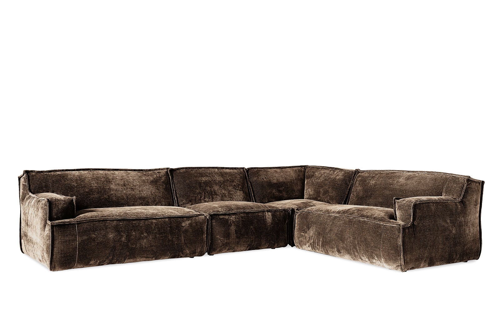 BOHOME Ecksofa LEEDS Cord Levis army