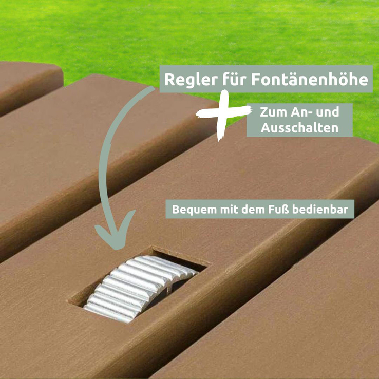 holz4home Gartendusche FLOOR 71 cm WPC