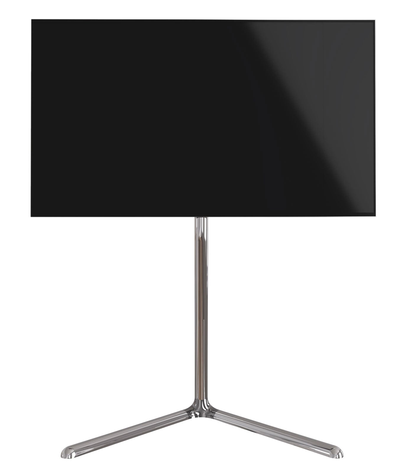 CASAVANTI TV Ständer 89 x 135 cm silberfarbig/ schwarz