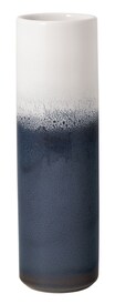 like. Vase LAVE HOME - Cylinder 25 cm blau/ weiß