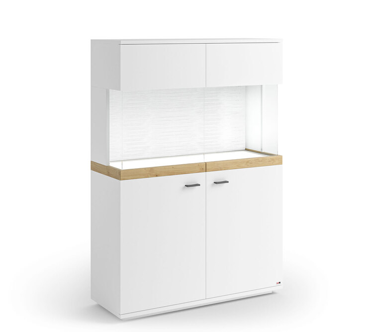 Highboard LANCASTER 100 x 145 cm Eiche Artisan