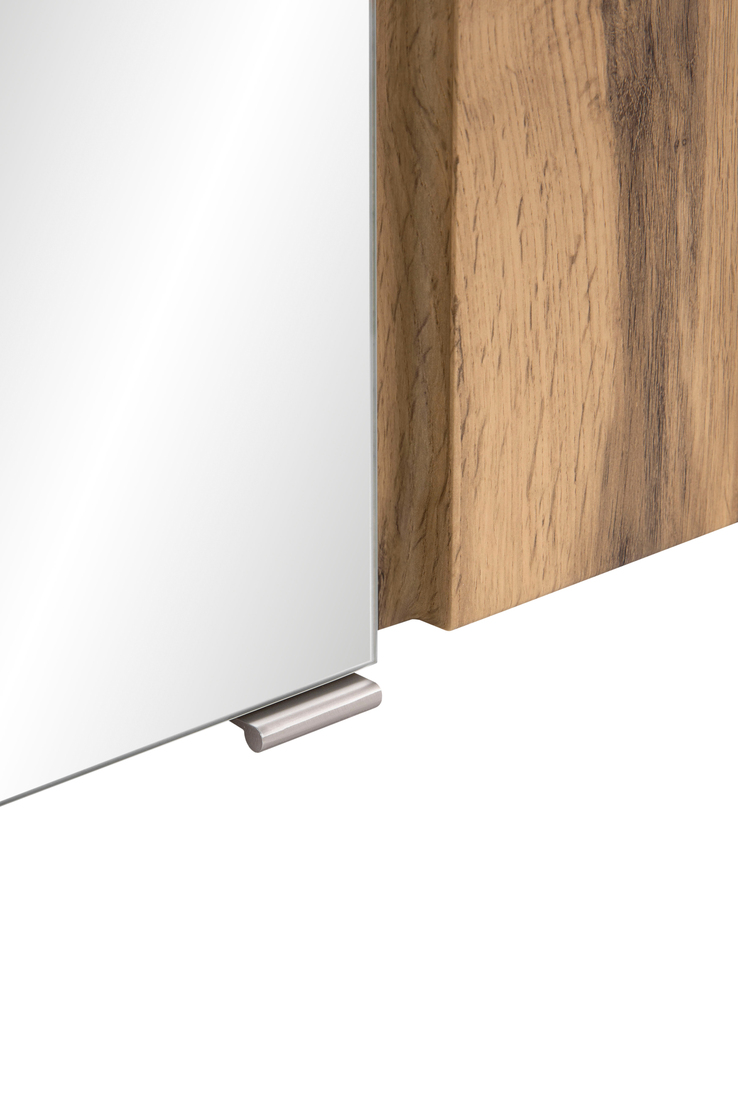Bad-Spiegelschrank GENT braun MDF-Tür rechts