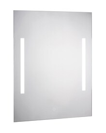 CASAVANTI Badspiegel beleuchtet mit LED 70 x 90 cm Spiegelglas 