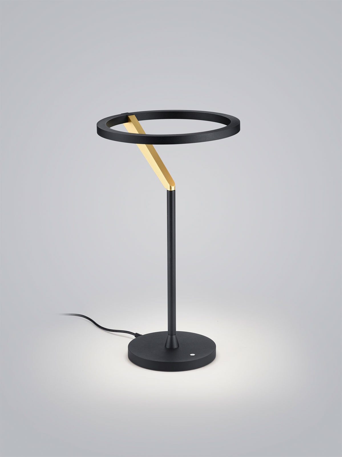 helestra LED Tischlampe ELARA schwarz /goldfarbig