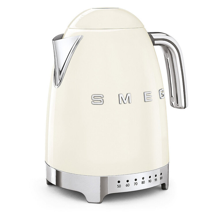 SMEG Wasserkocher 1700 ml variable Temperatursteuerung Creme