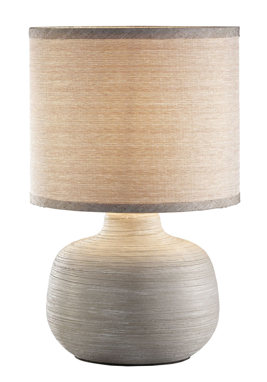 casaNOVA Retrofit Tischlampe LOU 28 cm beige