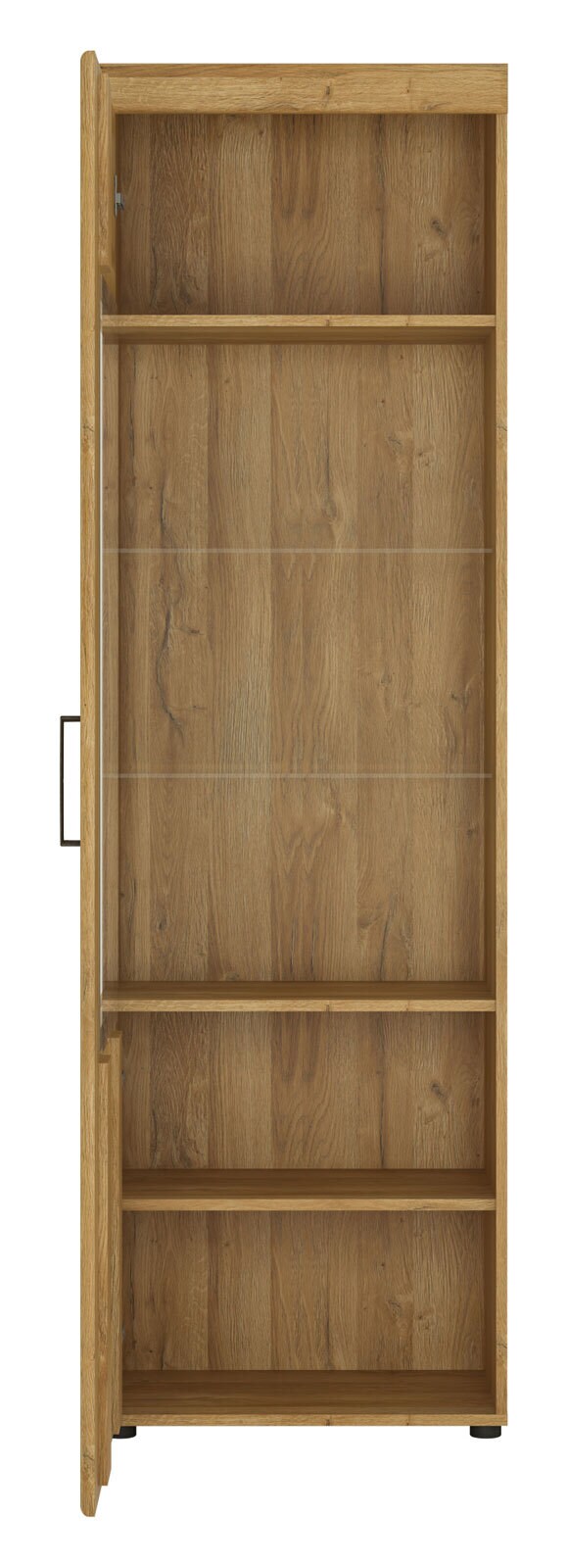 Vitrine CORTINA I 58 x 195 cm Eiche braun