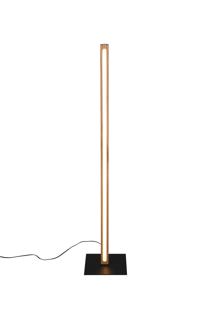TRIO LED Stehlampe BELLARI naturfarbig