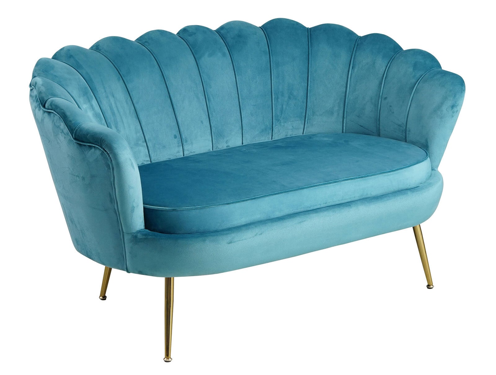 Sofa 2-Sitzer blau