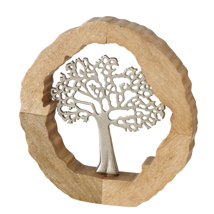 Deko Aufsteller TREE 34 cm Holz