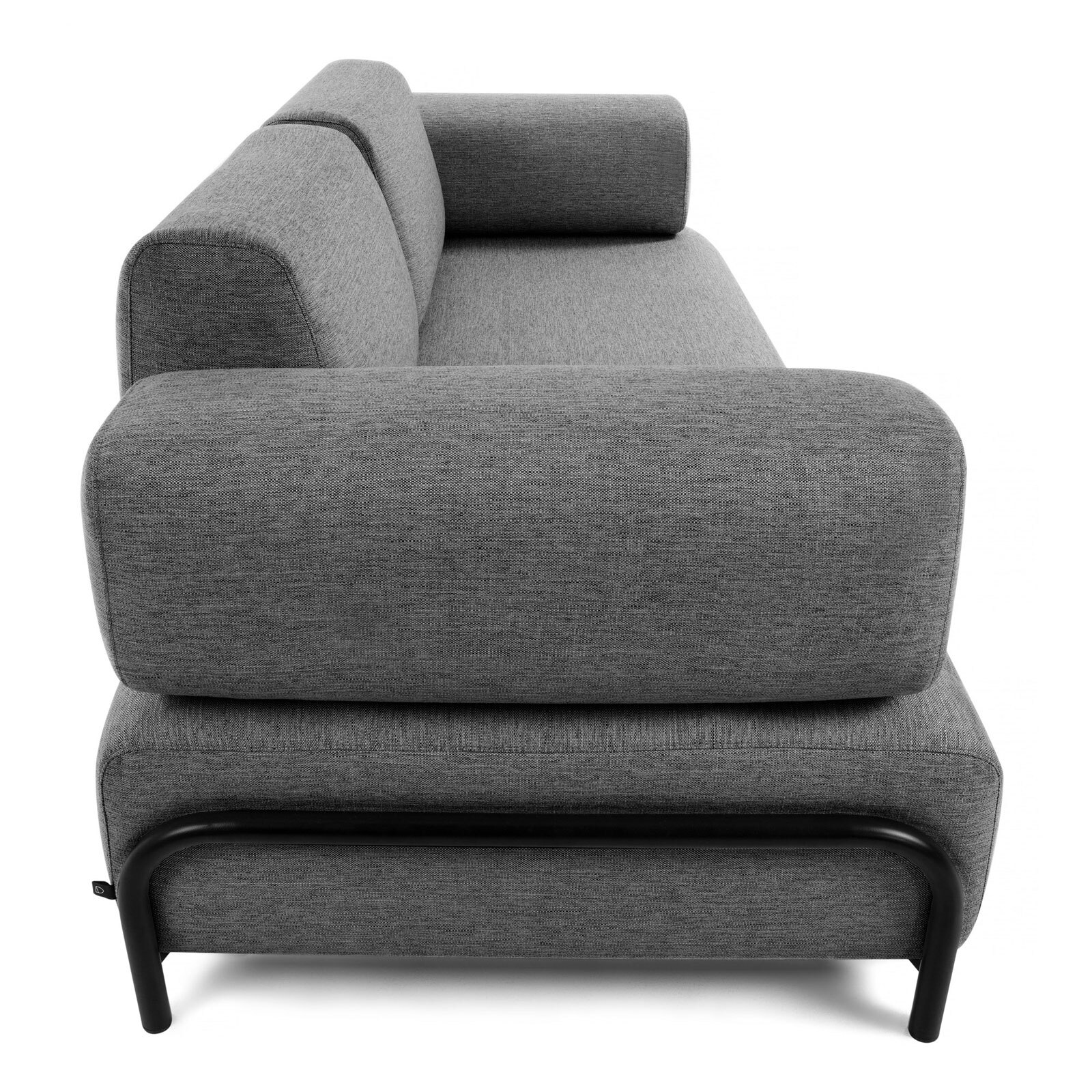 Kave Home Sofa 3-Sitzer COMPO AL dunkelgrau