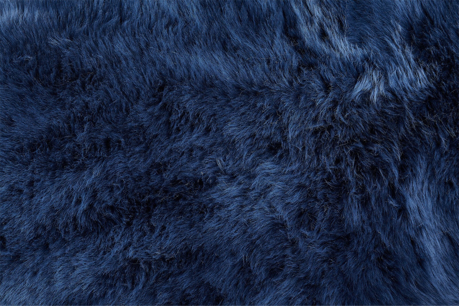 Schaffell UNIKAT OAKLAND I 60 x 85 cm nachtblau 