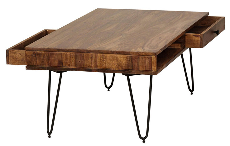 Couchtisch 120 x 60 cm Sheesham