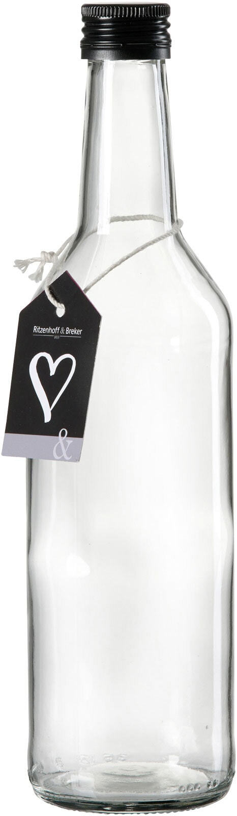 Ritzenhoff & Breker Flasche MARA 700 ml rund Glas