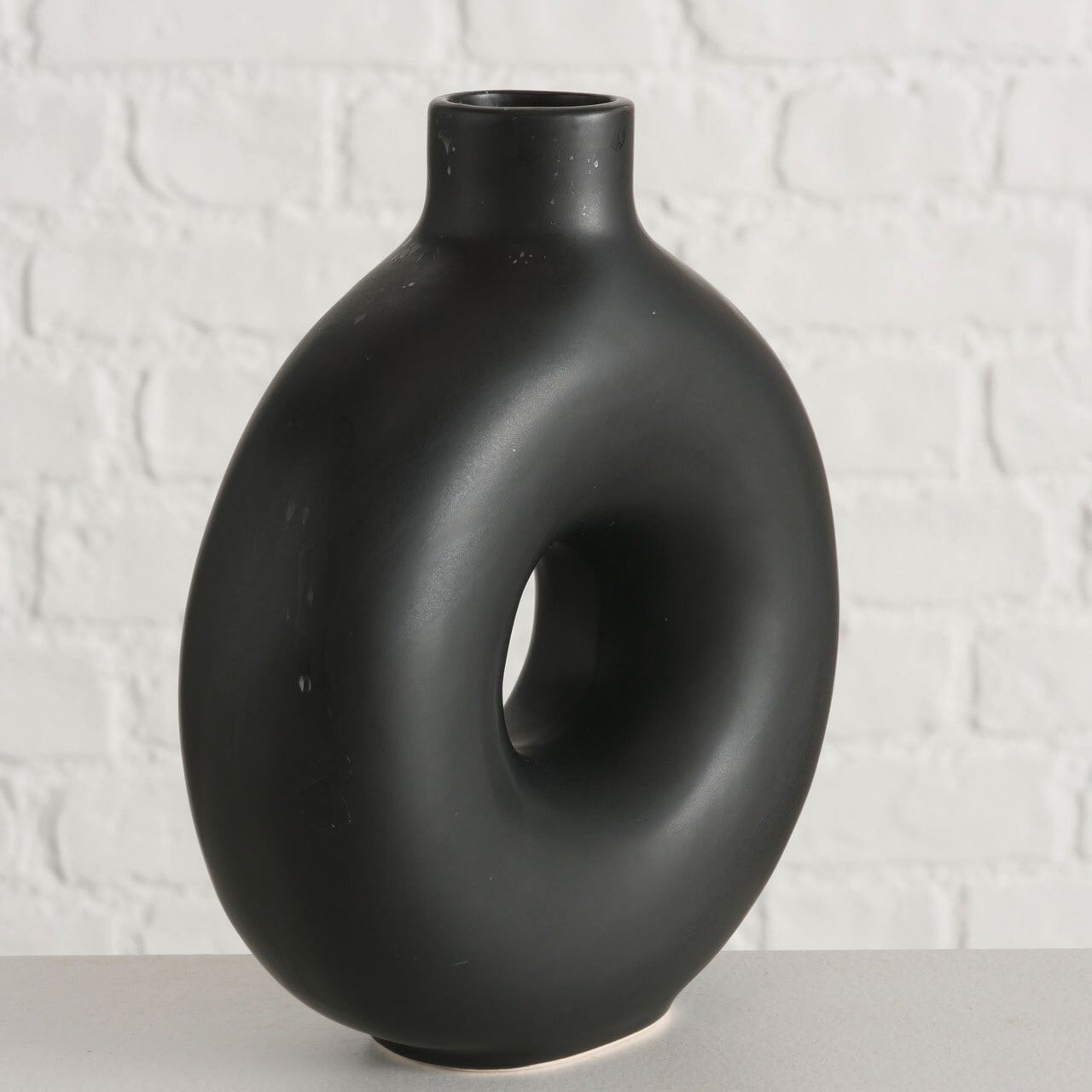 Vase LANYO 20 cm schwarz