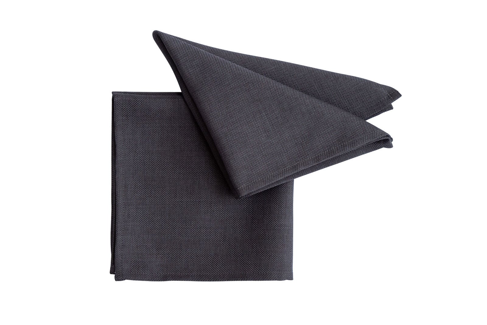 pichler Serviette PANAMA 40 x 40 cm schwarz/grau