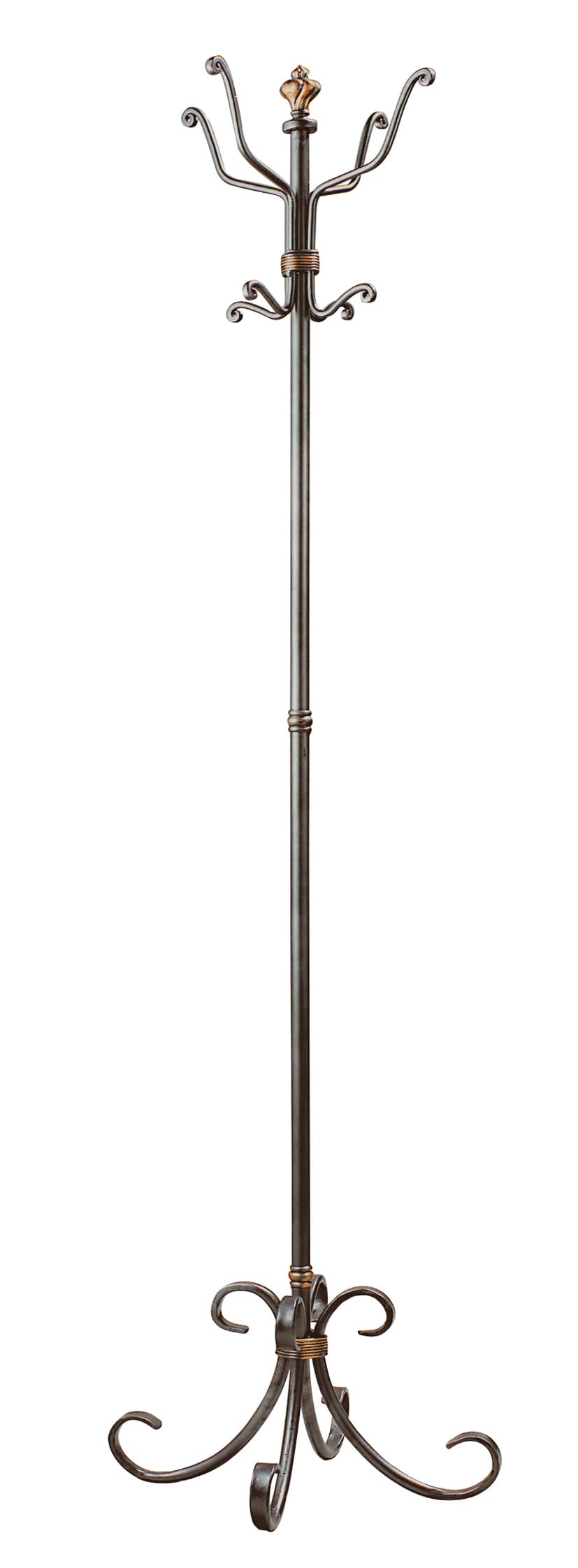 Garderobenständer OPERA 180 x 46 cm Stahl anthrazit/silber