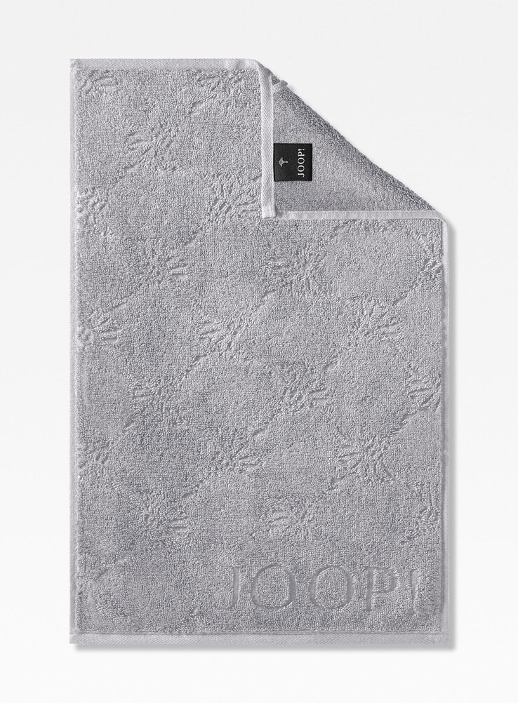 JOOP! Gästehandtuch CORNFLOWER II 30 x 50 cm silbergrau