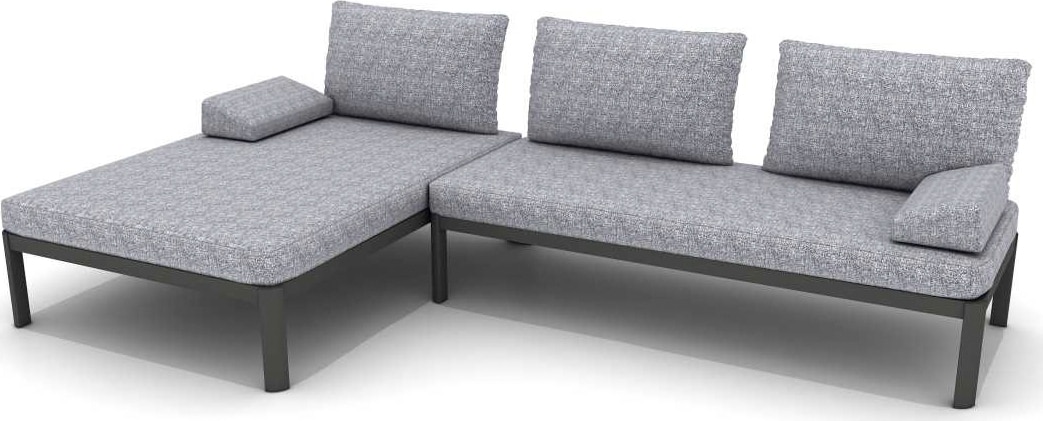 Garden FLAIR Loungemöbel Set SUSI 2-teilig grau