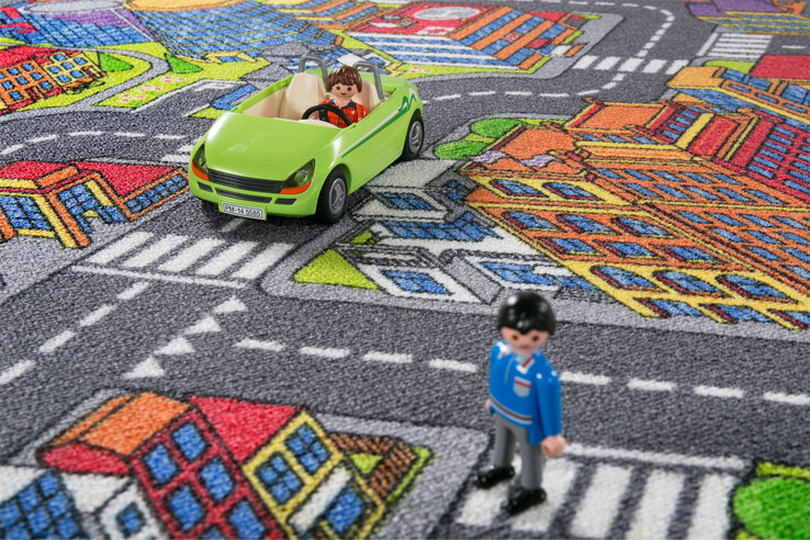 Teppich BIG CITY 140 x 200 cm mehrfarbig