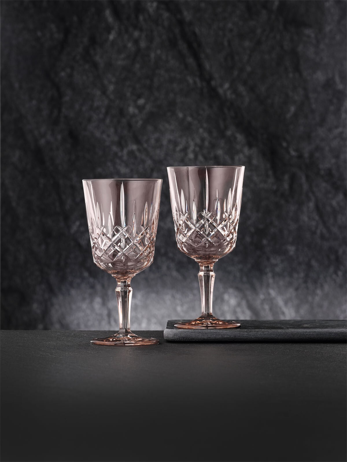 Nachtmann Cocktail- / Weinglas NOBLESSE 2er Set taupe Kristallglas