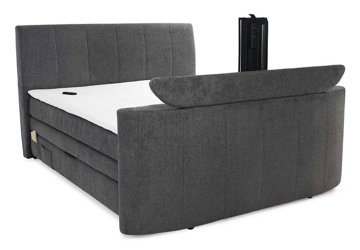 Boxspringbett BEL AIR 180 x 200 cm dunkelgrau