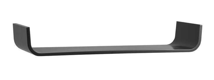 Wandboard CURVE Lack Schwarz ca. 80 x 12 x 25 cm