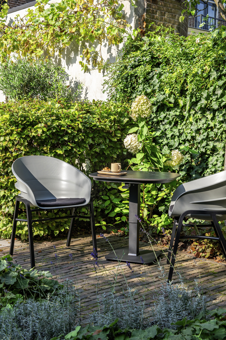 Hartman Bistrotisch Garten TUBB 70 x 70 cm anthrazit