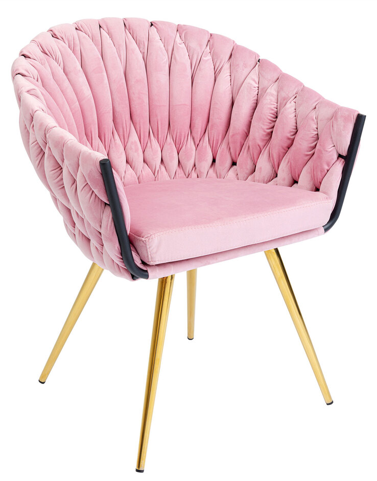 KARE DESIGN Armlehnenstuhl 2er Set rosa