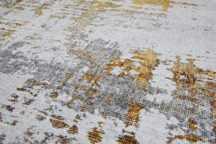 Teppich ALMONTE 120 x 170 cm creme/senfgelb