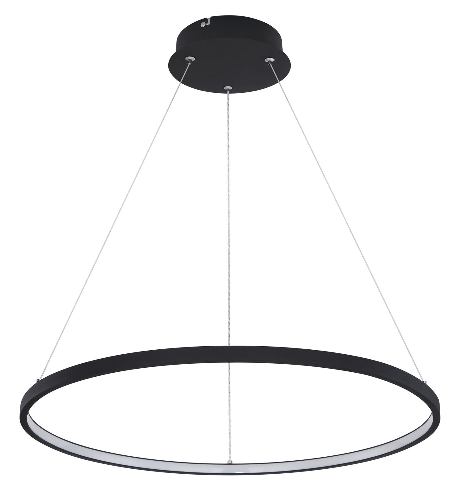 GLOBO LED Pendellampe RALPH 60 cm schwarz