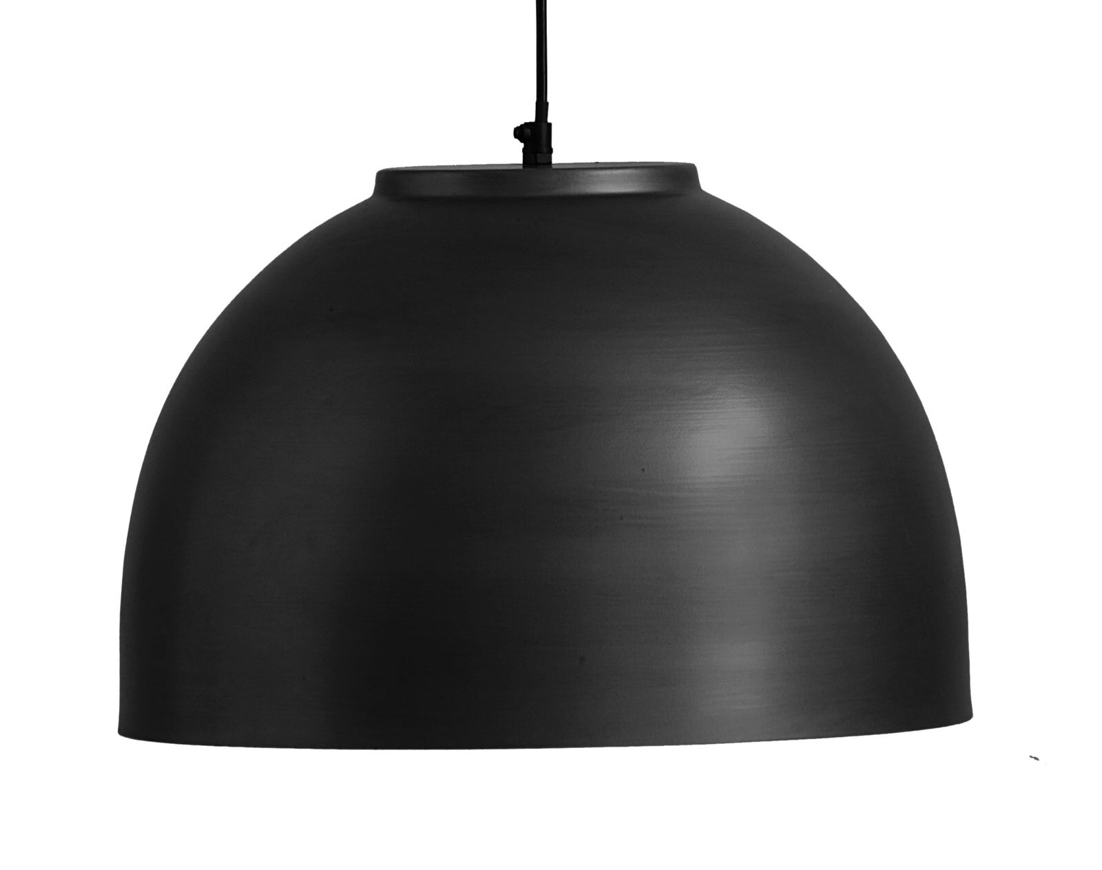 GLOBO Retrofit Pendelleuchte HERMI I 40 cm schwarz