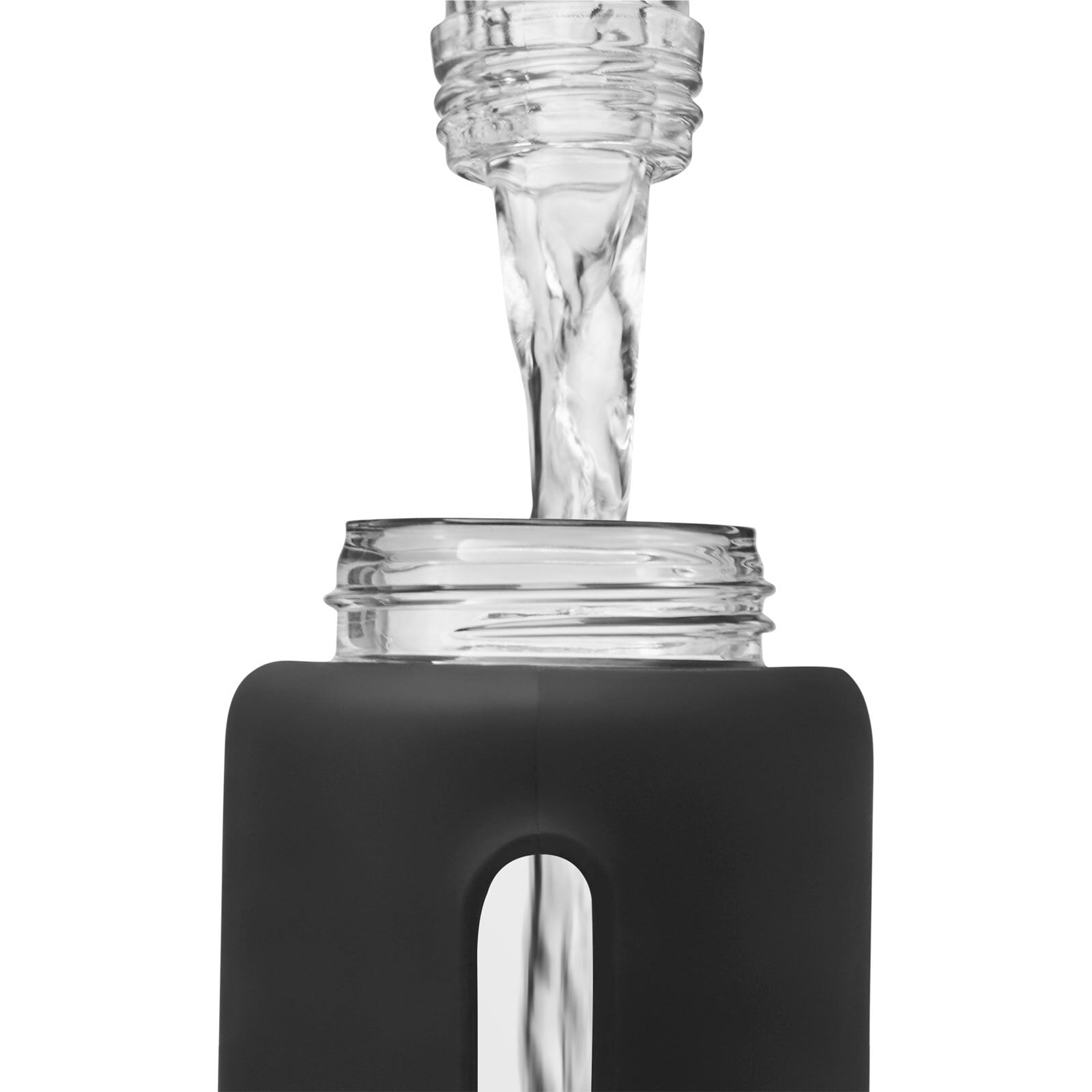 WMF Trinkflasche WATERKANT GLAS 500 ml schwarz