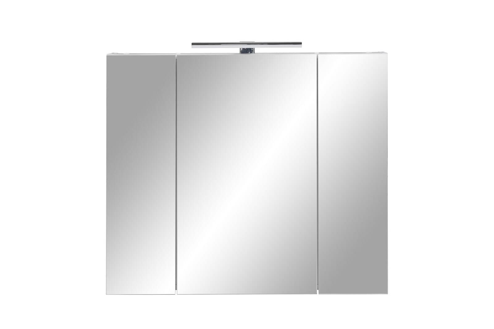 CASAVANTI Spiegelschrank LIMONE 80 x 71 x 16 cm Glas weiß