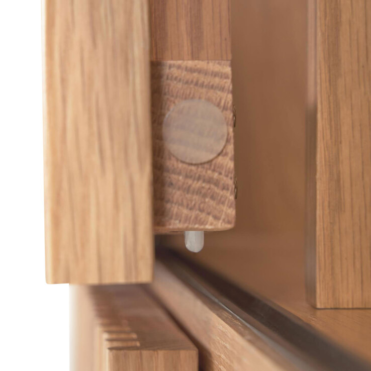 Kave Home Regal BEYLA 170 x 84,5 cm Eiche braun