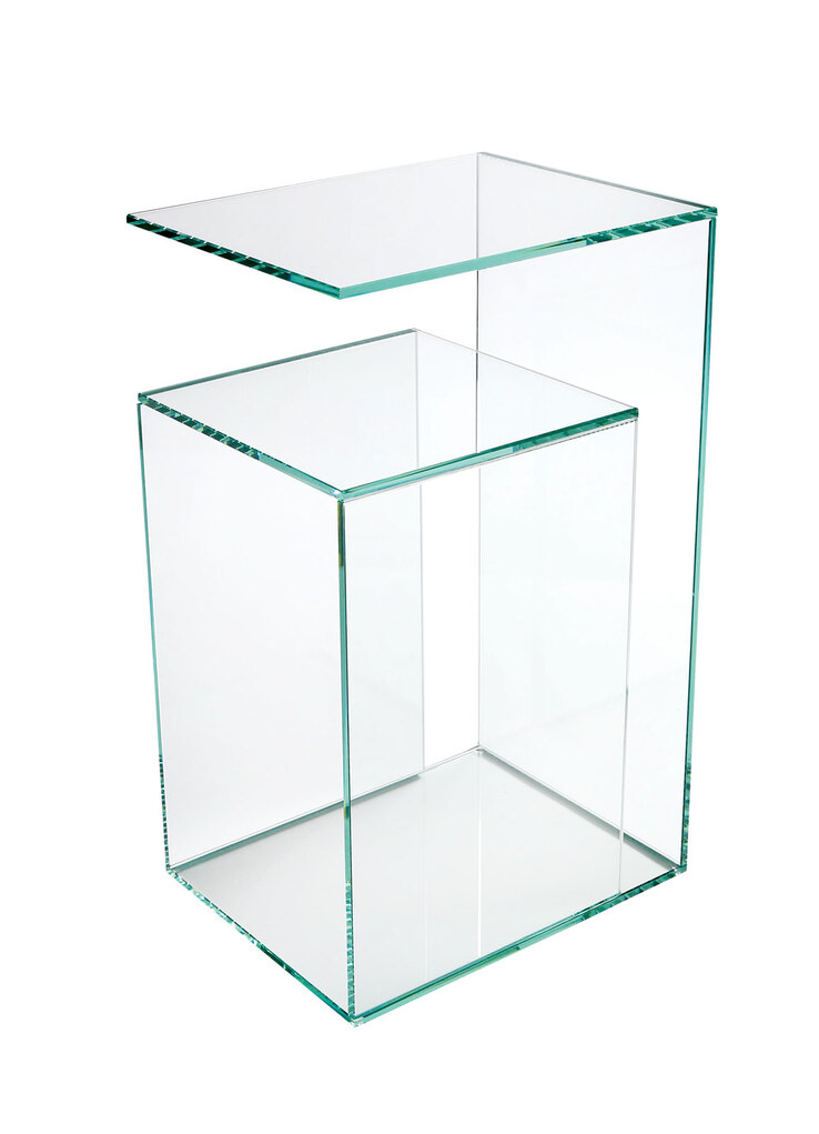 Beistelltisch RAMONA Klarglas 25 x 52 x 32 cm