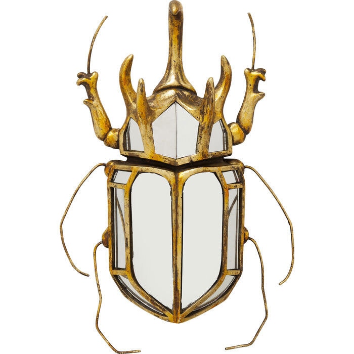 KARE DESIGN Wandschmuck BEETLE 36,5 x 27,5 cm goldfarbig