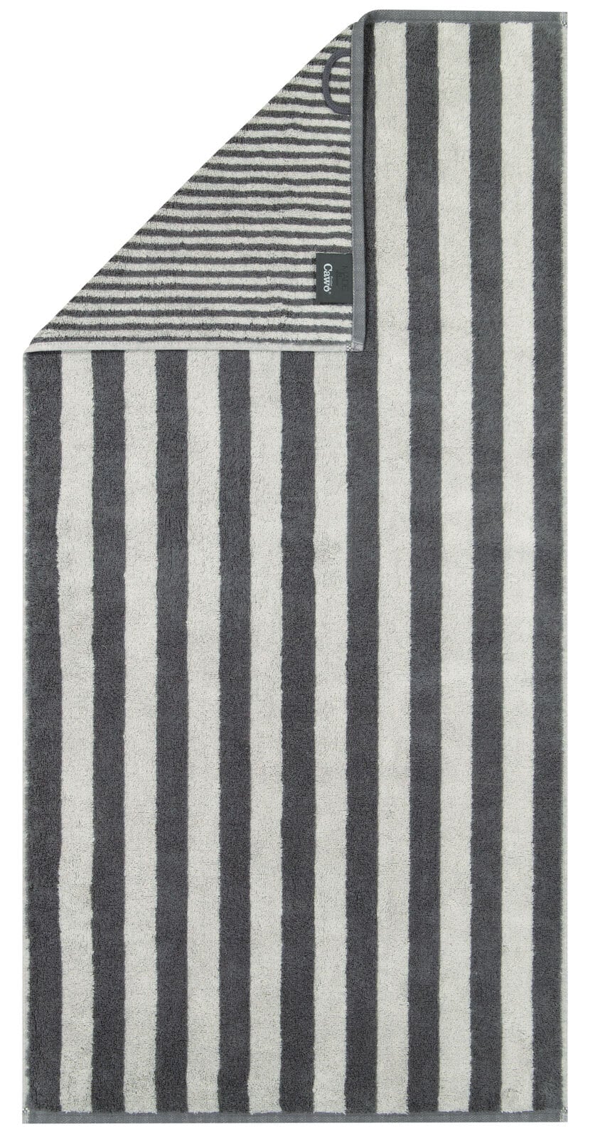 Cawö Handtuch REVERSE 50 x 100 cm grau