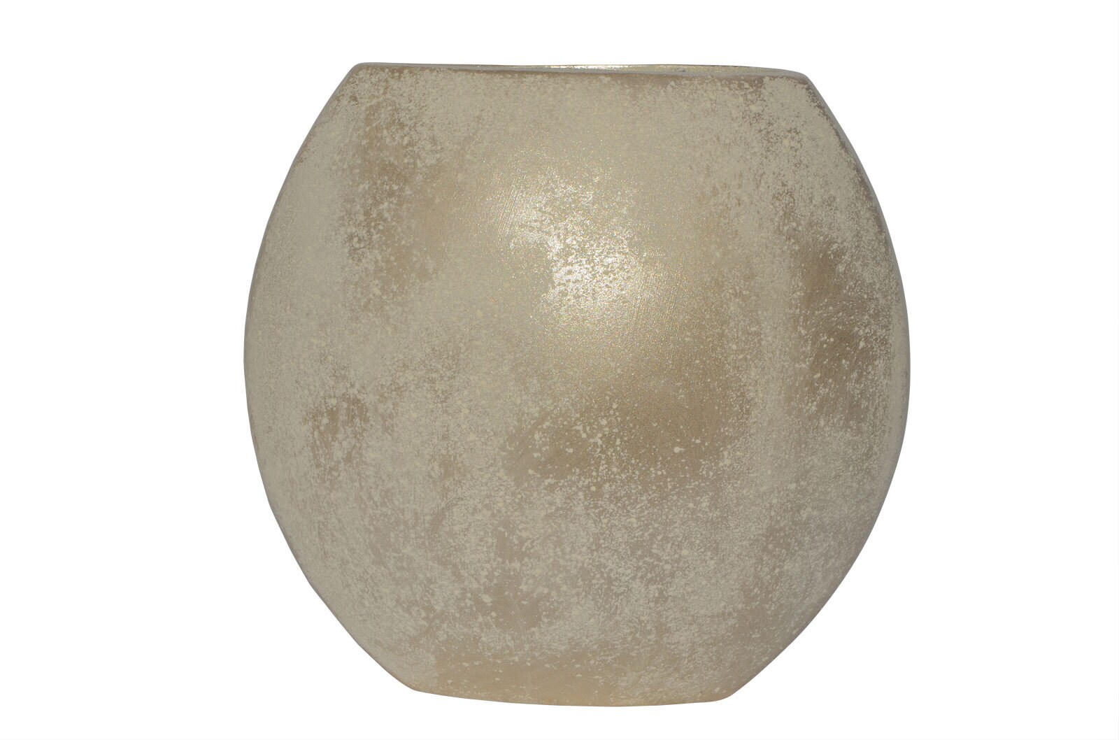 Vase PEARL 15 cm Silberfarbig/Perlmutt