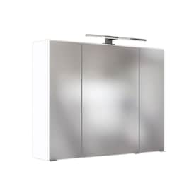 Spiegelschrank BAABE 80 x 66 cm Weiß matt
