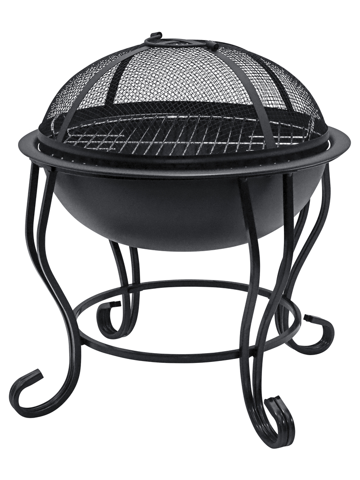 Garden FLAIR Feuerschale mit Funkenschutz 5-teilig