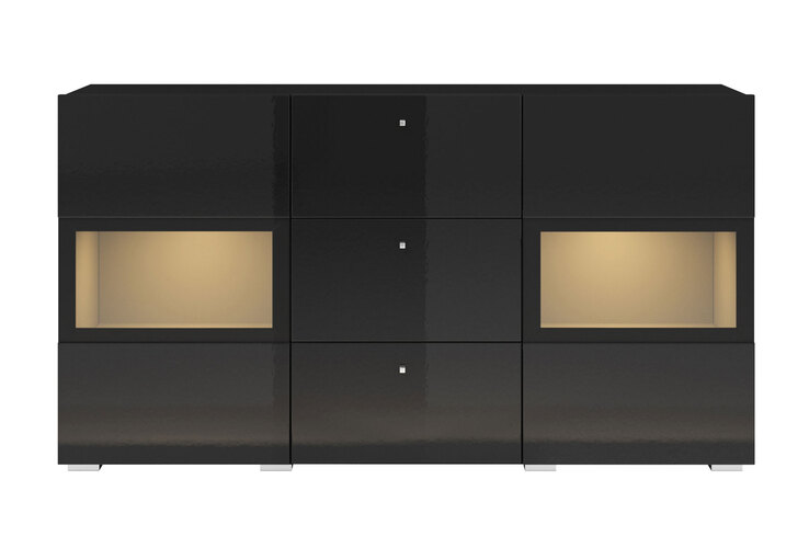Kommode PRETO schwarz