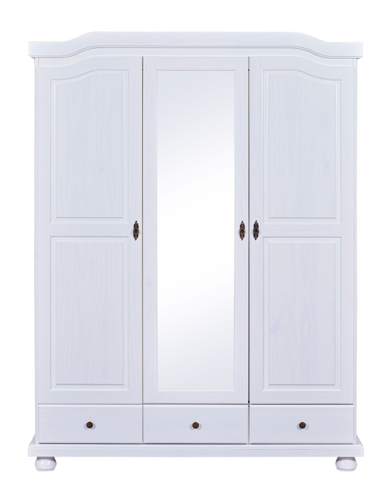 Drehtürenschrank OSKAR 150 x 198 cm weiß