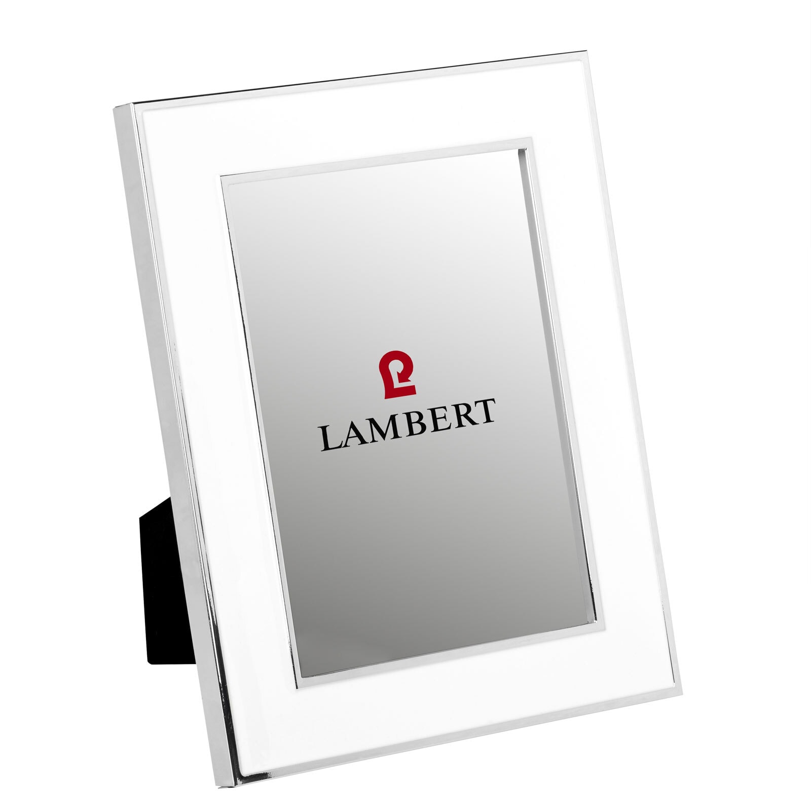 LAMBERT Bilderrahmen PORTLAND 13 x 18 cm silberfarbig /weiß