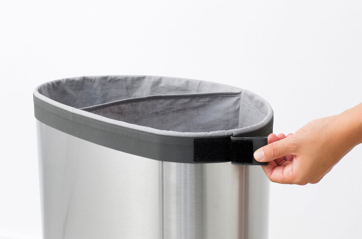 brabantia Wäschekorb SELECTOR 55 Liter chromfarbig