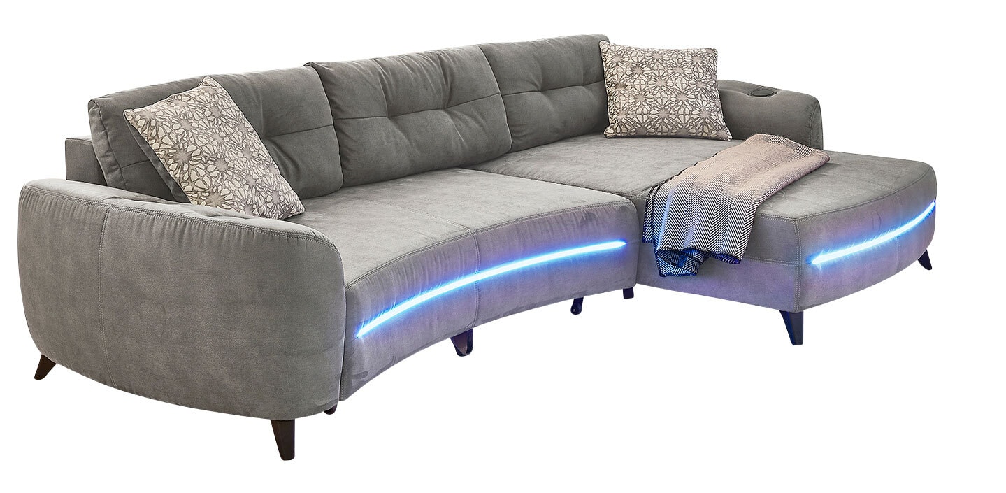 Ecksofa LIGHTNING SF-R grau