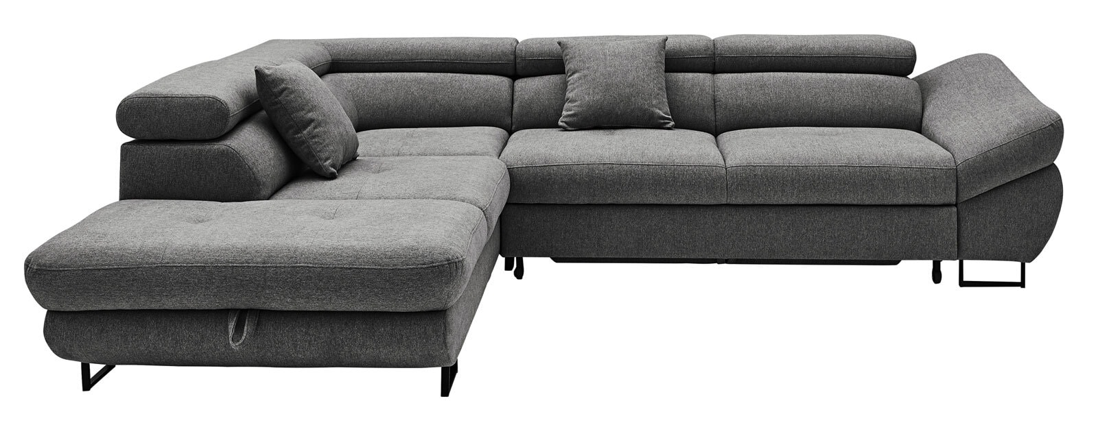 Ecksofa FABIO 235 x 280 cm Primo anthrazit