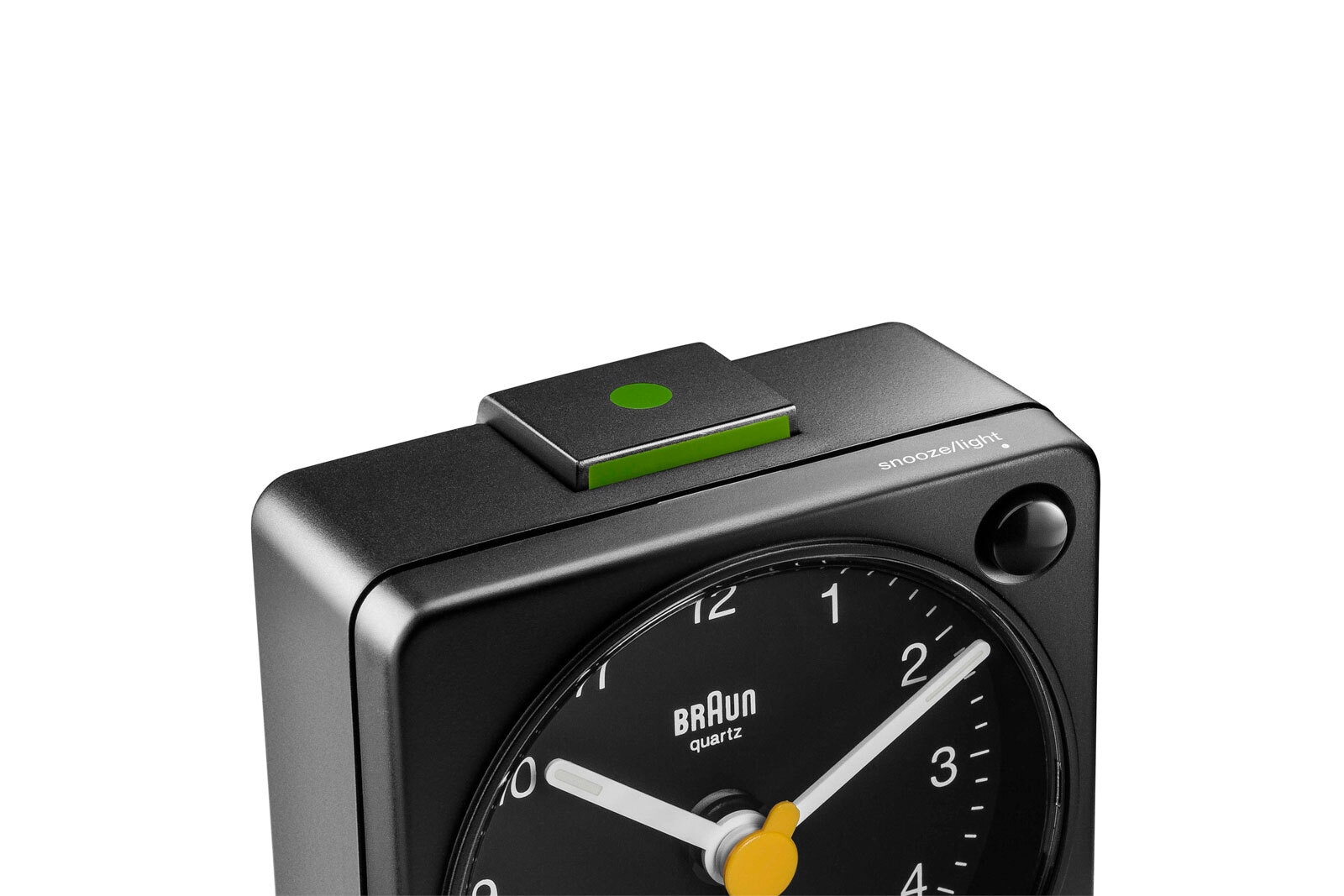 BRAUN Quarz-Wecker schwarz matt