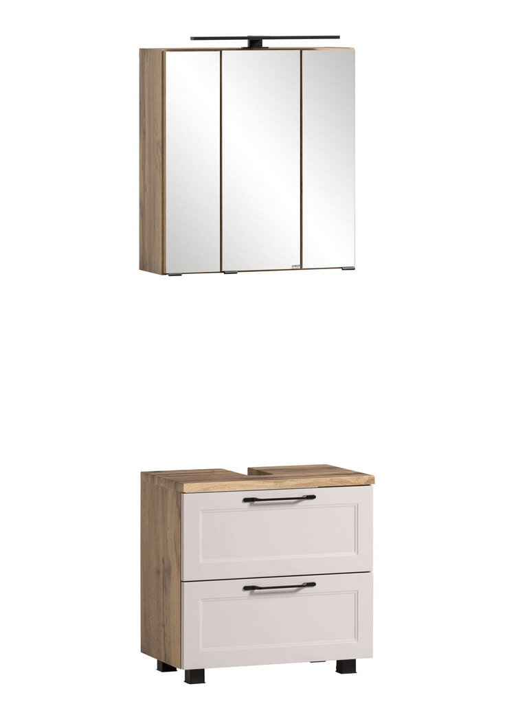 Bad-Waschtischkombination LÜTTICH beige 60cm